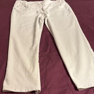 Ruby Rd. Women's Classic White Trousers